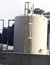 Large seperatory tanks for settling water